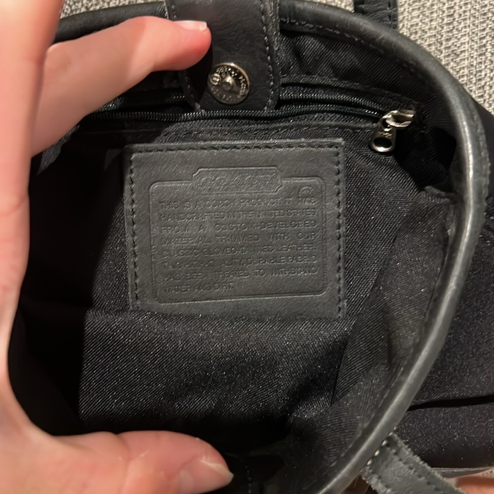 Coach Black Tote Bag - Picture 2 of 9